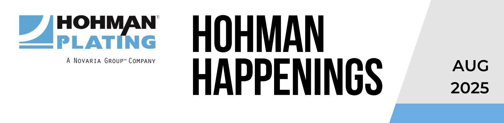 Hohman Plating Newsletter, August 2025